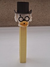 VTG 1977 PEZ Scrooge Mcduck 'A' No Feet White Head, Black Hat,Glasses READ picture