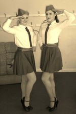 Forces sweethearts vintage Girl Dancers 1940s war WW2 Photo Glossy 4*6 in X009 picture