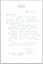 1965 Robert Shaw Hand Written Letter to Sports Agent w/envelope picture