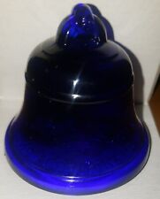 1986 Cobalt Ohio Bell Blue Glass Paperweight 40th Women's Bowling Tournament MIB picture