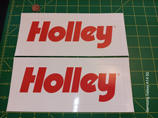 PAIR OF HOLLEY STICKERS ORIGINAL FROM HOLLEY NEW OLD STOCK picture