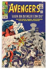 Avengers 14 1965 Marvel Comics VG 4.0 Captain America Iron Man Wasp Thor picture