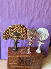 Set of 3 Handcrafted Akan Akuaba Fertility Dolls picture