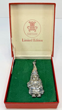 Vintage 1972 International Silver Company Santa Gnome Christmas Ornament Box picture