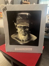 1996 Boris Karloff as FRANKENSTEIN Monster Cine Art Bust Full Size w/COA + BOX picture