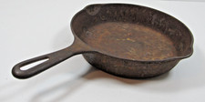 Vintage Griswold #6 Cast Iron Skillet Small Block Erie PA 699D  Flat -As Found- picture
