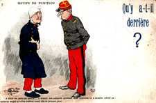 Postcard CPA 1900 - French soldiers advertising a cleaning company in Lille picture