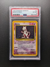 1999 Pokemon Mewtwo - 10/102 - Holo - Base Set DE - PSA 6 picture