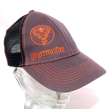 Official Licensed JAGERMEISTER Gray Orange & Black Adjustable SNAPBACK CAP HAT picture