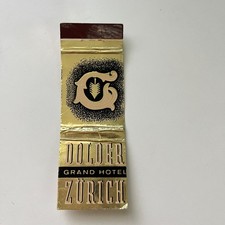 Dolder Grand Hotel Zurich Vintage Matchbook Cover TMB78-3 picture