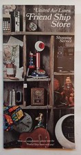 Vintage 1970's United Airlines Friend Ship Store Shopping Service Color Catalog picture