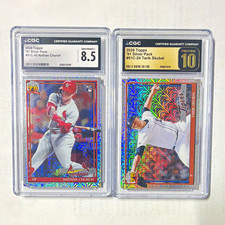 Topps 2026 Chrome '91 Silver Pack CGC Graded 2-Card Lot Church Skubal picture