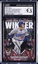2024 TOPPS HOME RUN CHALLENGE WINNER DOUBLE DOWN JUNE PINK SHOHEI OHTANI CGC 9.5 picture