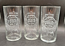 Set of 3 Vintage Sprecher Brewery Etched Glasses Milwaukee Beer Soda Barware picture