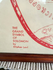 The Grand Symbol of Solomon Eliphas Levi Framed Print Red Occult Baphomet picture