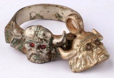 Viking head WW2 German ring WWII Germany Army Wehrmacht force Wiking Jewelry Set picture