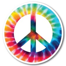 Magnet Me Up Magnet Me Up Tie Dye Peace Sign 5