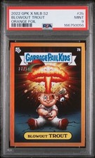 2022 GPK X MLB S2 BLOWOUT TROUT ALEX PARDEE ORANGE FOIL 37/50 PSA 9 picture