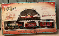 Logger Bears Express animated musical Christmas train set NIB vtg 1991 no.181 picture