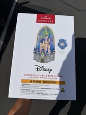 Hallmark Keepsake 2026 Disney Christmas Cinderella Castle Light Up Tree Topper picture