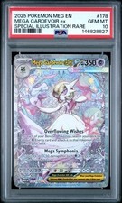 PSA 10 2025 POKEMON MEG EN-MEGA EVOLUTION #178 MEGA GARDEVOIR ex SIR picture