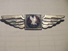 Vintage Rare American Airlines Stewardess Sterling Balfour Wings Pin  1934-1953 picture