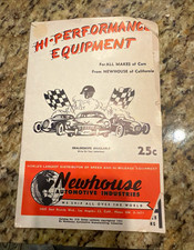 Newhouse Automotive Industries Hi-Performance Equipment Catalog/Brochure 1952 picture