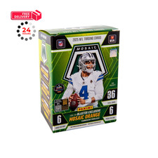 2025–26 Panini Mosaic Football 2.75 inches (W) x 4.94 (L) x 0.1 cm (H) picture