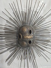 Authentic 1970s Emaus Talleres Monásticos Brutalist Sun Face Sculpture - Mexico picture
