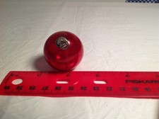 Vintage prewar japan red Kugel like glass Christmas tree Ornament picture