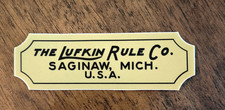 Micrometer Caliper Lufkin Vintage Style Vinyl Sticker Saginaw over 3.5