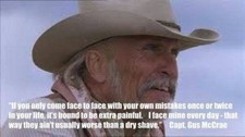 Lonesome Dove Gus Quote refrigerator magnet 3