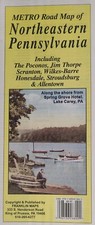 Northeastern Pennsylvania Road Map by Franklin Maps picture