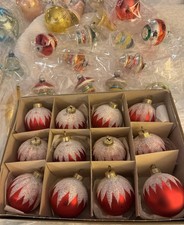 38 Vintage Ornaments USA GERMANY Misc. Mercury Glass picture