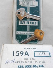  (1) RARE ORIGINAL KEIL KEY BLANK 60-70 YEARS OLD NOS   picture
