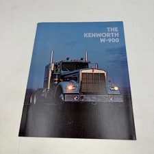 1970's KENWORTH W-900 SEMI TRUCK Vintage Dealer Sales Brochure reference picture