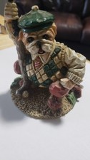 Doug Harris Vintage Resin Golfer Bulldog Figurine picture
