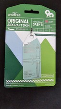 ✈️ Aviationtag Wideroe Dash 8 - LN-WFP White/Light Green - RARE & Sold Out ✈️ picture