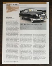1951 Nash Statesman Custom Line Original Color Article 1023 picture