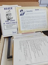 Vintage 1985 Maher Home Study Course of Ventriloquism Complete 30 Lessons Casset picture
