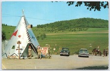 Vintage The Tepee Cherry Valley NY Route 20 Roadside Attraction Chrome Postcard picture