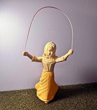 Vintage Avon Skip A Rope Girl Yellow Sweet Honesty Cologne Bottle Jump Rope picture