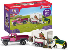 Schleich Horse Club 38Pc Horse Truck Trailer Playset Ages 5 Plus 42346 picture