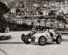 1935 Monaco Grand Prix Luigi Fagioli Mercedes Race Car Photo 8x10 picture