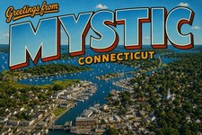 Greetings From MYSTIC, CONNECTICUT MODERN Vintage Postcard C858 picture