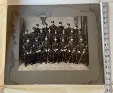 MILITARY CADETS EARLY 1900s,  Possibly BUNKER HILL CADETS,  MHS Collar insignia? picture