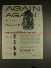 1959 Rollei Rolleiflex T F 2.8 Tele Va Camera Ad, Again picture
