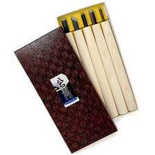 HACHIEMON Japanese Wood Carving Tools 5PCS Set for Wood Working - Sharpness a... picture