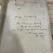 1917–1929 St. Mary of the Angels Chicago Polish Church Alumni Record Book Names picture