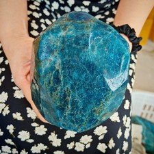 4.51LB Natural apatite crystal raw stone specimen, decorative gift picture